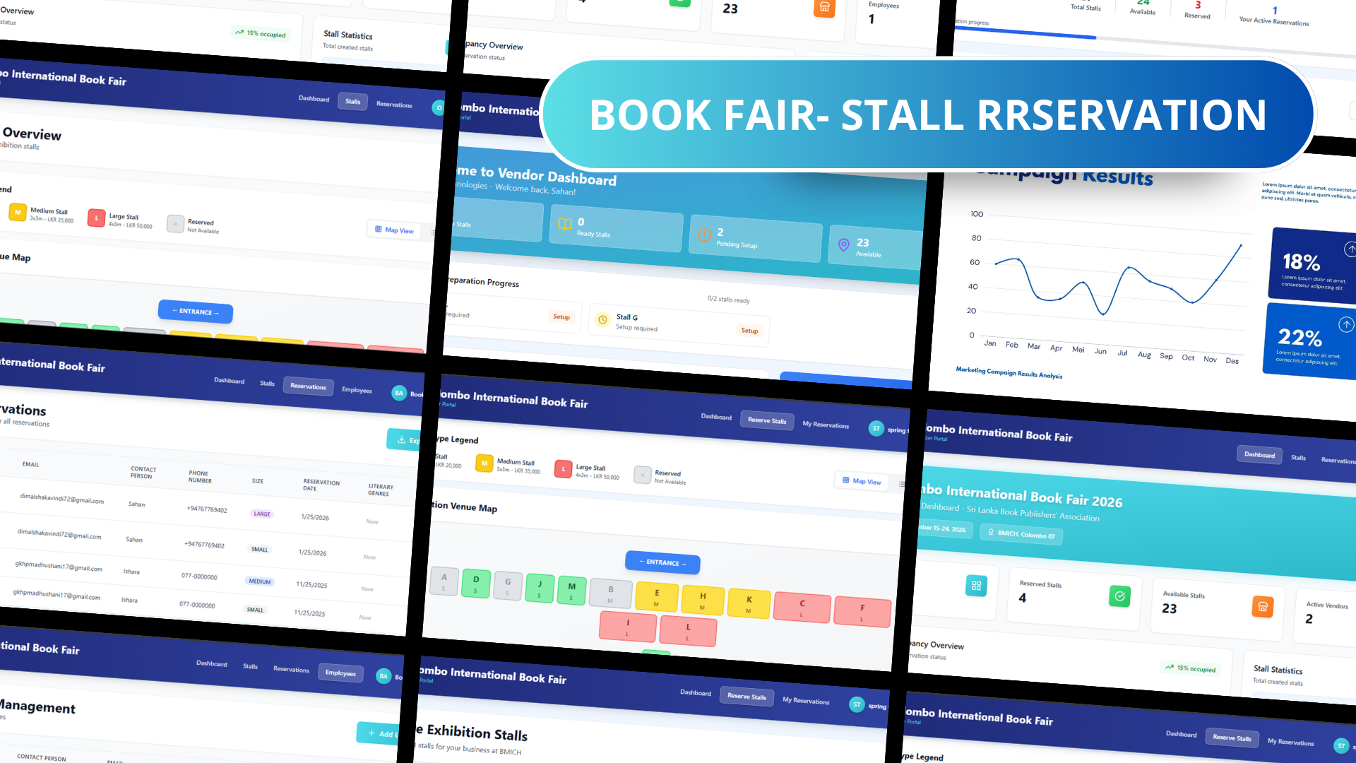 Stall Reservation System